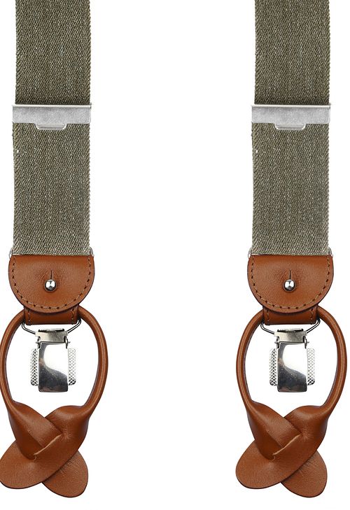 Profuomo Suspender Green Melange Product