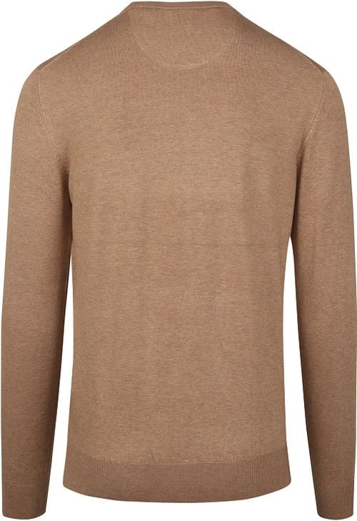 Scotch and Soda Pullover Camel Melange Product / Achterkant