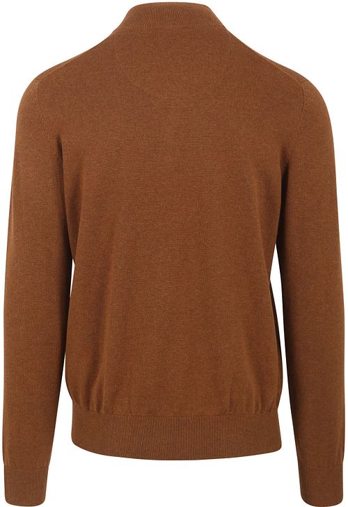 State Of Art Pull Half Zip Hazelnut Marron Product / Achterkant