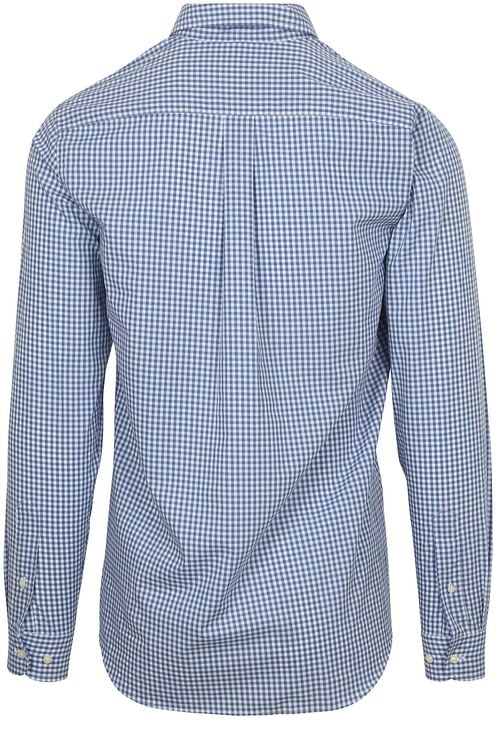 Steppin' Out Poplin Shirt Checks Light Blue