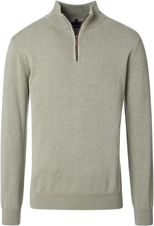 Casa Moda Halfzip Pullover Solid Light Green Product