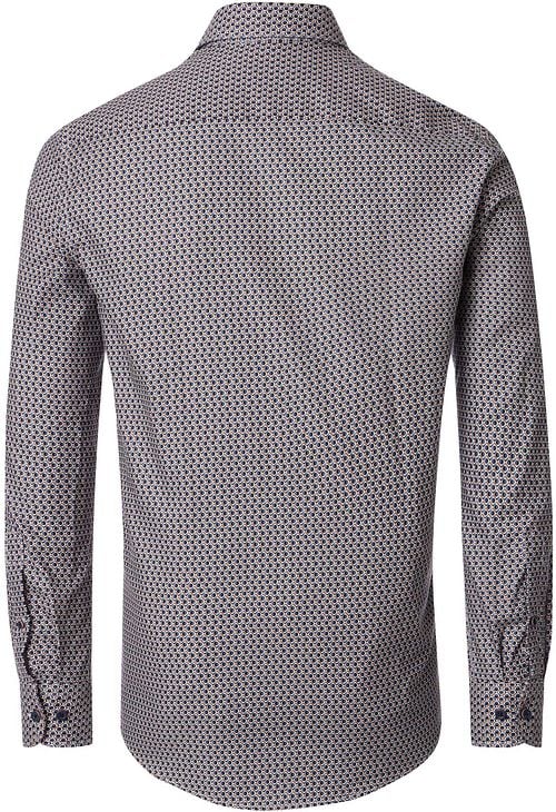 Casa Moda Overhemd Print Blauw Product / Achterkant