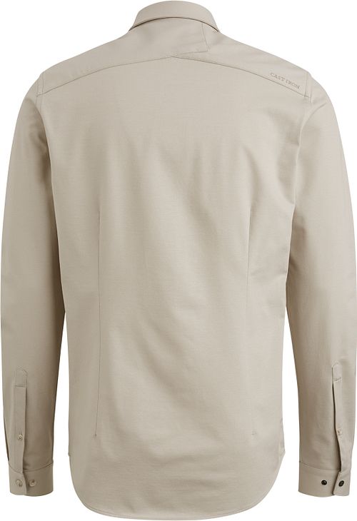 Cast Iron Shirt Twill Jersey Greige Product / Achterkant