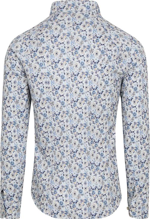 DESOTO Hemd Smooth Violets Blau Product / Achterkant