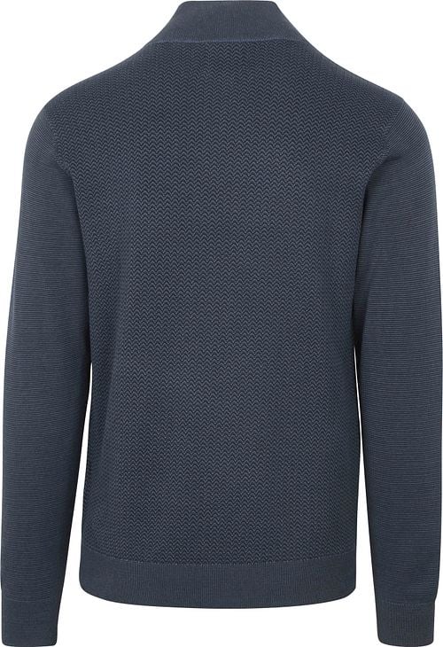 Petrol Half Zip Pullover Augusta Navy Product / Achterkant
