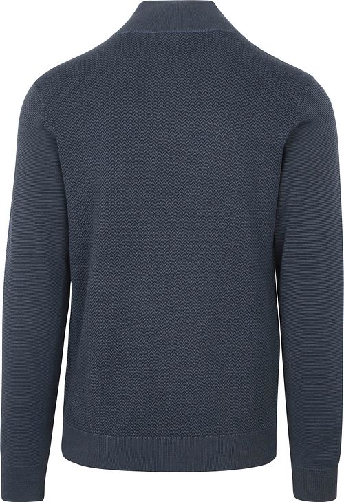 Petrol Half Zip Pullover Augusta Navy Product / Achterkant