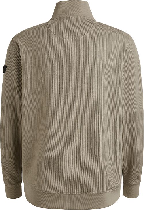 PME Legend Half Zip Sweater Interlock Jersey Khaki