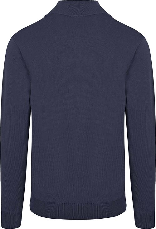 Profuomo Half Zip Pullover Luxury Navy Product / Achterkant