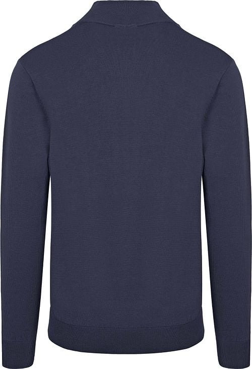 Profuomo Half Zip Pullover Luxury Navy Product / Achterkant