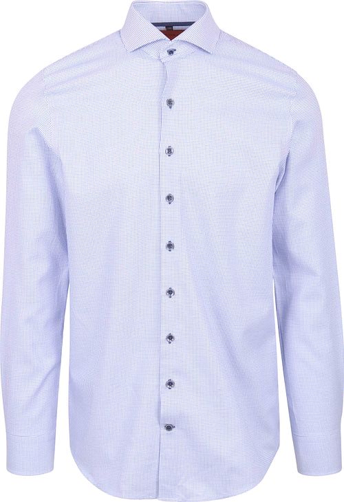 Suitable Twill Shirt Print Light Blue Product