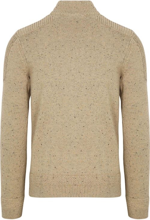 NZA Pullover Mocker Conor Melange Warm Beige Product / Achterkant