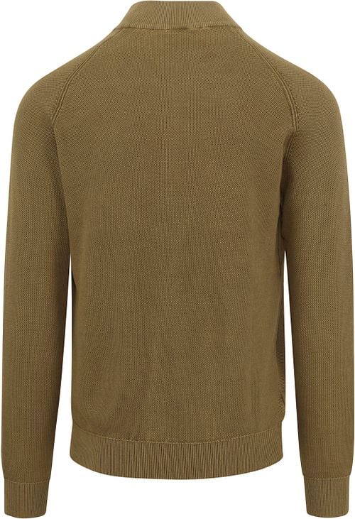 Blue Industry Cardigan Kaki Product / Achterkant