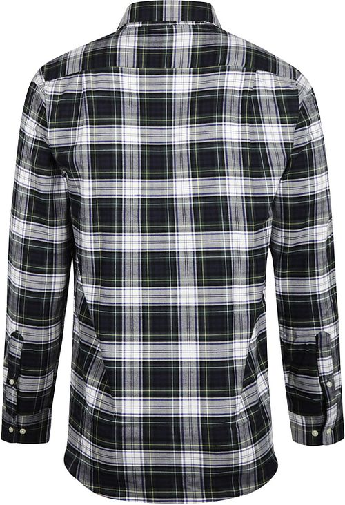 Steppin' Out Flanel Shirt Checks Blue Green Product / Achterkant