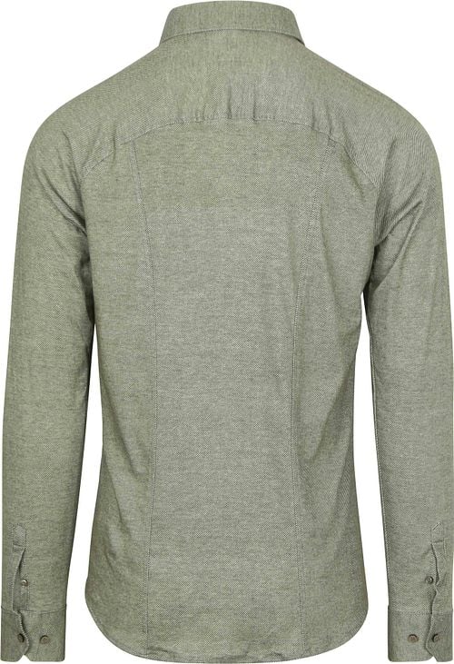 Desoto Overhemd Twill Optics Groen Product / Achterkant