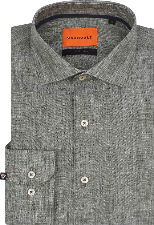 Suitable Shirt Linen Green Product