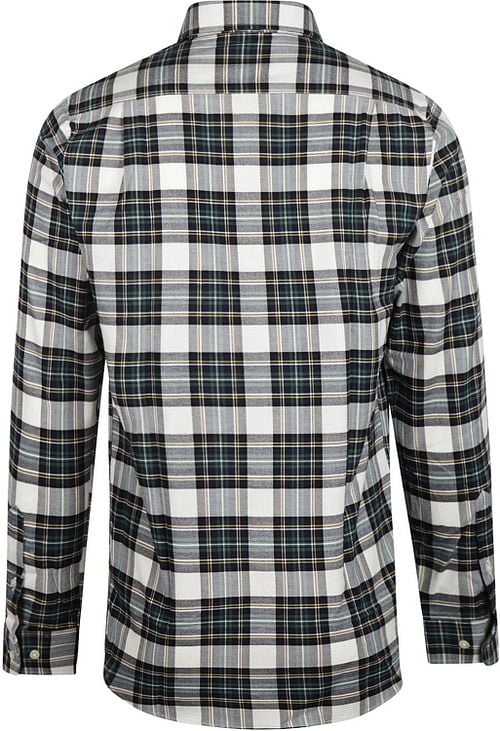 Steppin' Out Flanel Hemd Karos Schwarz Grün Product / Achterkant