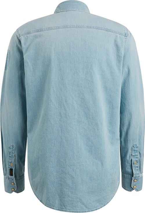 PME Legend Denim Hemd Hellblau Product / Achterkant
