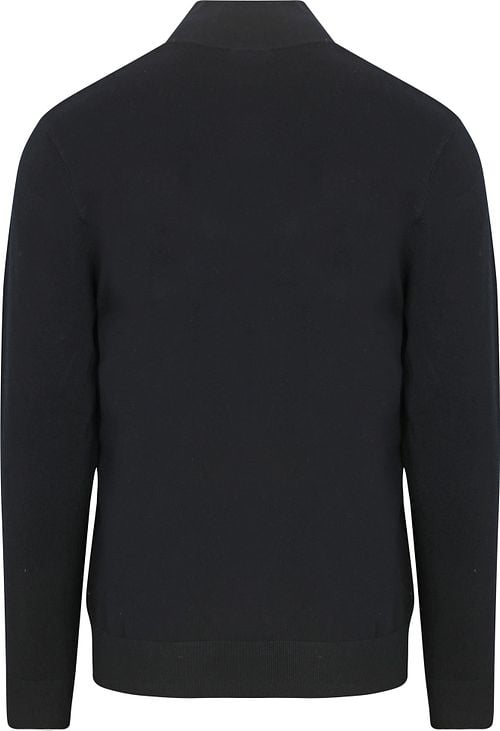 Profuomo Pullover Half Zip Luxury Marine Product / Achterkant