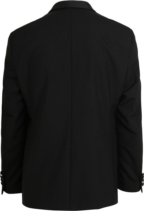 Suitable Blazer Manhatten Woolmix Black Product / Achterkant