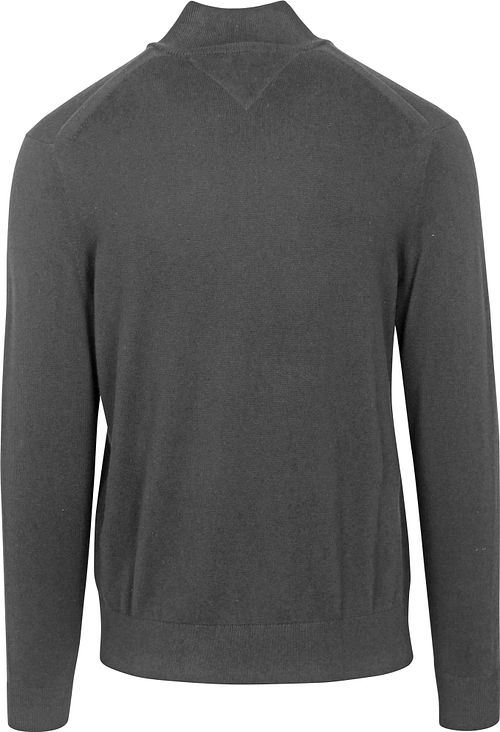 Tommy Hilfiger Half Zip Pullover Anthrazit Product / Achterkant