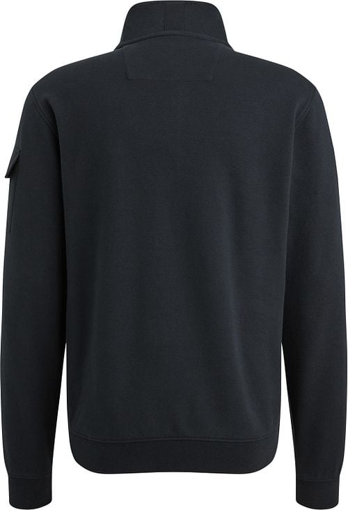 PME Legend Half Zip Sweater Interlock Jersey Navy Product / Achterkant