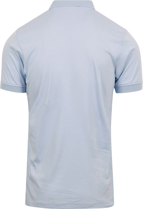 Suitable Liquid Polo Shirt Light Blue Product / Achterkant