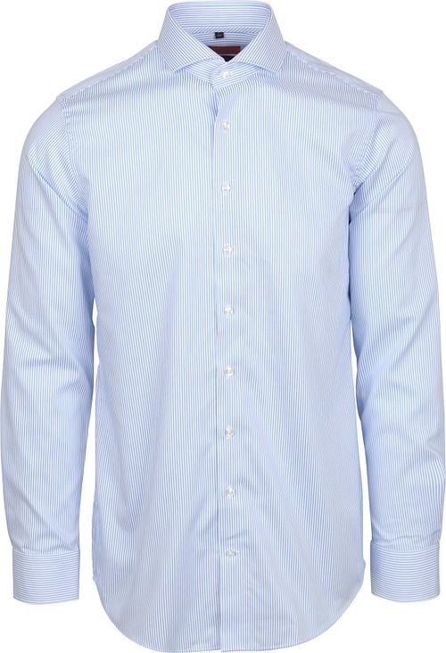 Suitable Shirt Light Blue Stripes Product