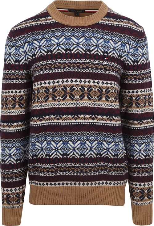 Tommy Hilfiger Fairisle Pullover Print Camel Product