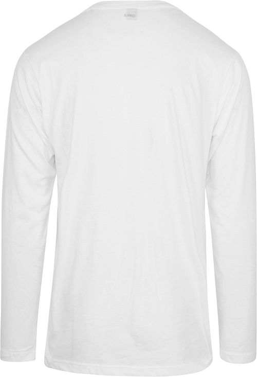 Alan Red T-shirt Virginia Blanche Manches Longues Lot de 2 Product / Achterkant