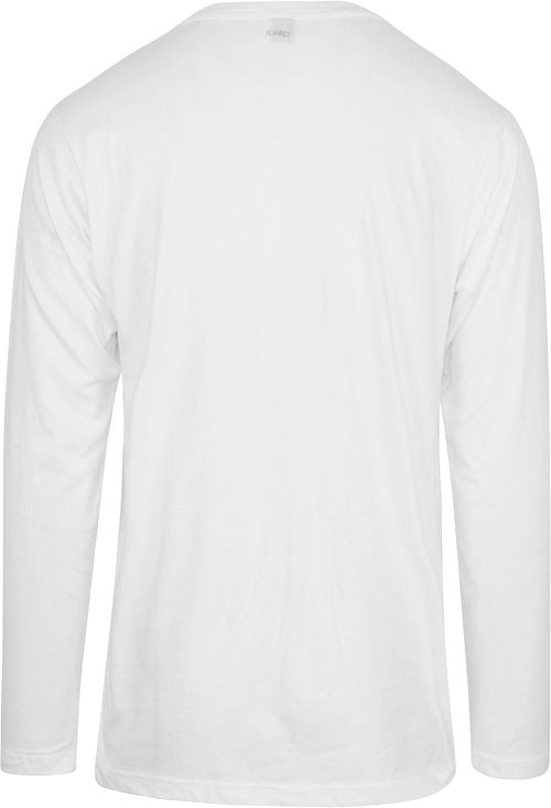 Alan Red T-shirt Virginia White Longsleeve 2-pack Product / Achterkant