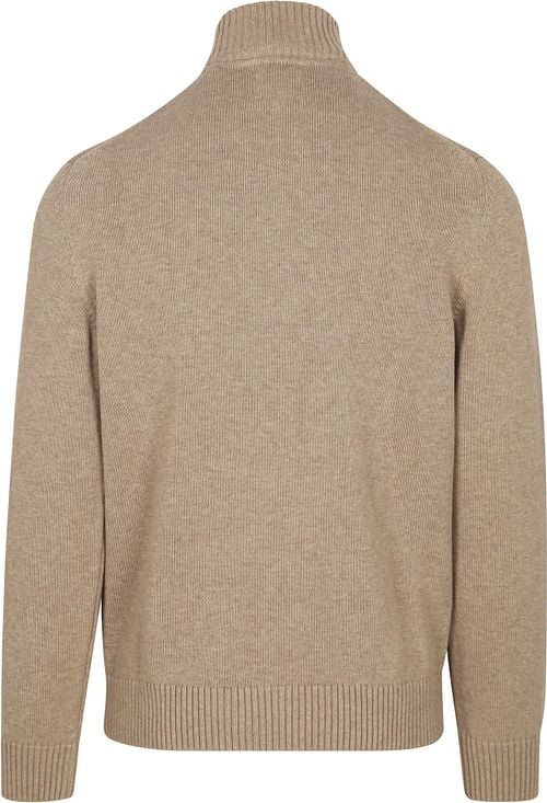 Gant Half Zip Pullover Beige Product / Achterkant