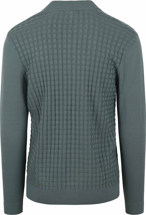 Blue Industry Vest Groen Structuur Product / Achterkant