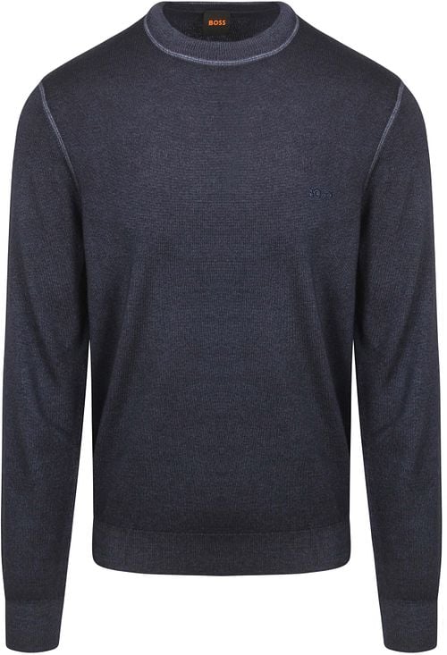 BOSS Pullover Astefano Wool Navy Product