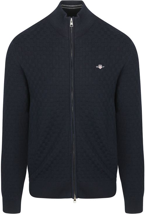Gant Vest Texture Navy Product