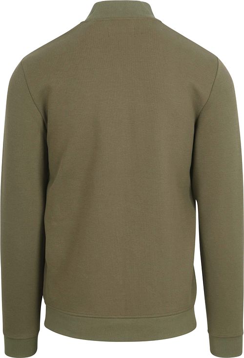 No Excess Cardigan Olive Green Product / Achterkant