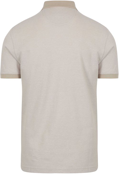 Barbour Polo Shirt Beige Product / Achterkant