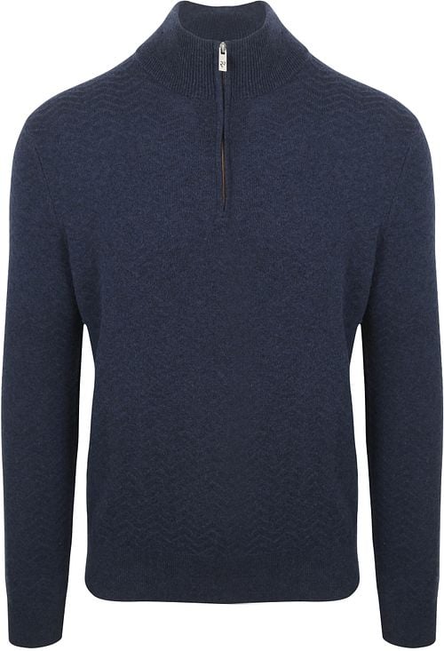 R2 Pullover Halfzip Weave Structure Navy Product