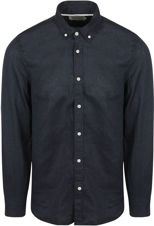Scotch and Soda Linen Shirt Navy Product