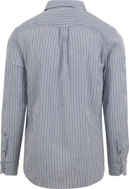 Scotch and Soda Shirt Stripe Light Blue Product / Achterkant