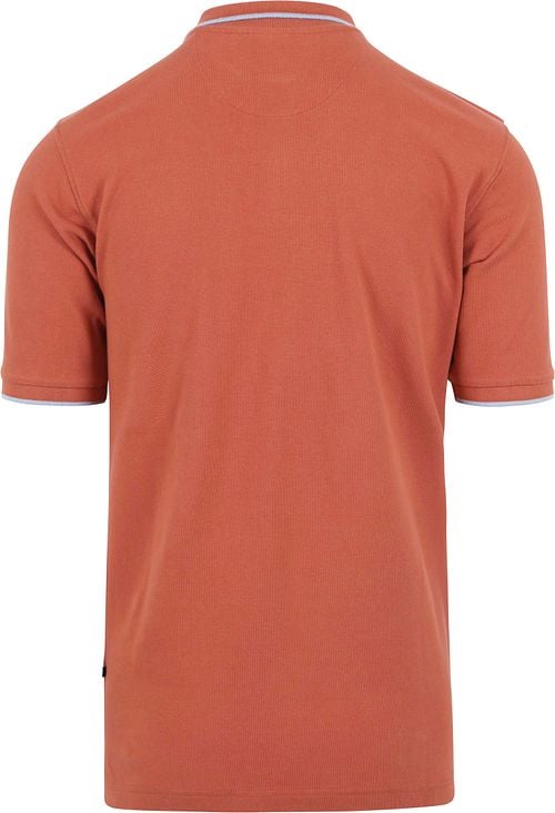 Suitable Respect Polo Shirt Tip Ferry Terracotta Product / Achterkant