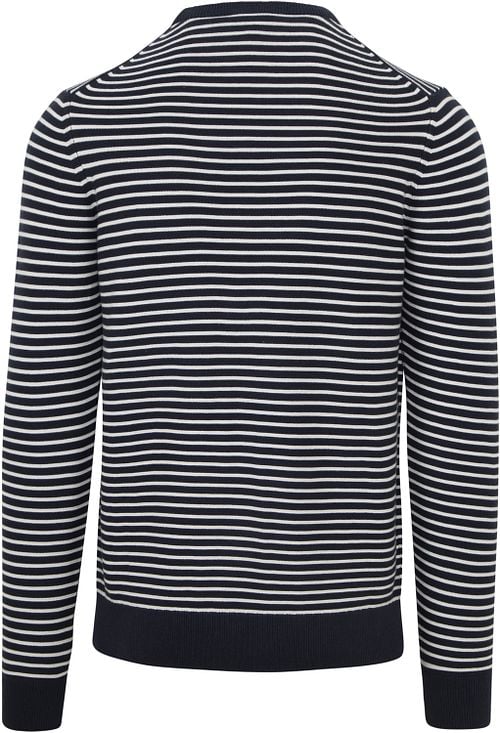 Suitable Respect Pull Otto Rayures Bleu Product / Achterkant