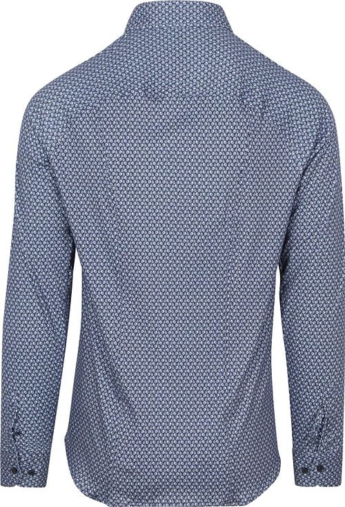 Desoto Shirt Print Dark Blue Product / Achterkant
