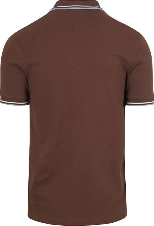 Fred Perry M3600 Polo Bruin Y66 Product / Achterkant