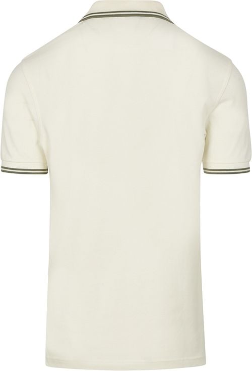 Fred Perry Polo Twin Tipped M3600 Ecru Product / Achterkant