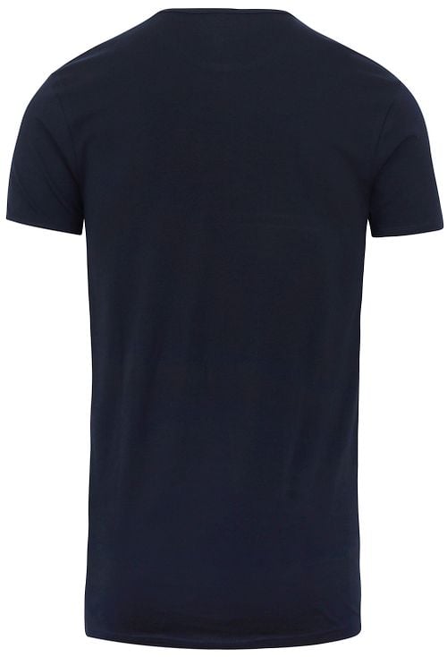 Garage Stretch Basic Navy O-Neck Product / Achterkant
