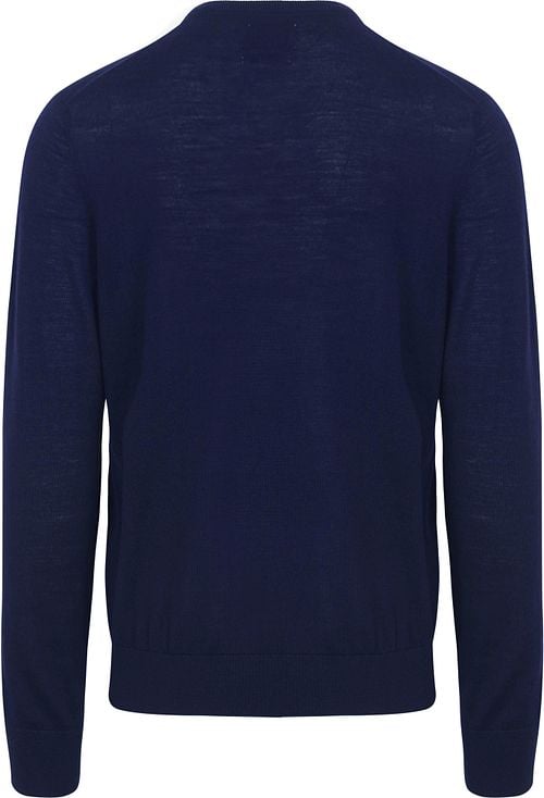 King Essentials The John Pullover Merino Navy Product / Achterkant