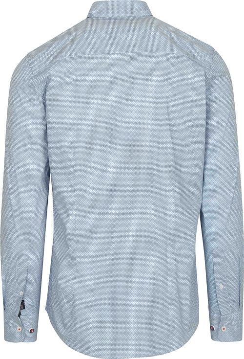 NZA Shirt Adriel Poplin Bleu Product / Achterkant