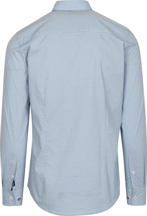 NZA Shirt Adriel Poplin Blauw Product / Achterkant