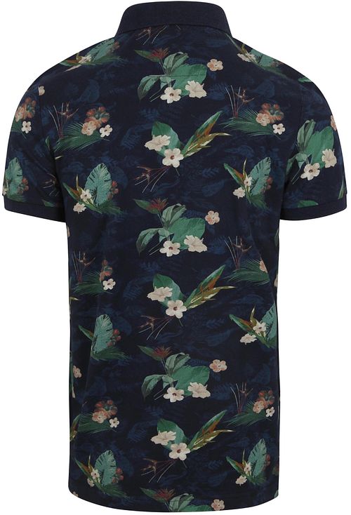 NZA Poloshirt Nivalus Navy Product / Achterkant