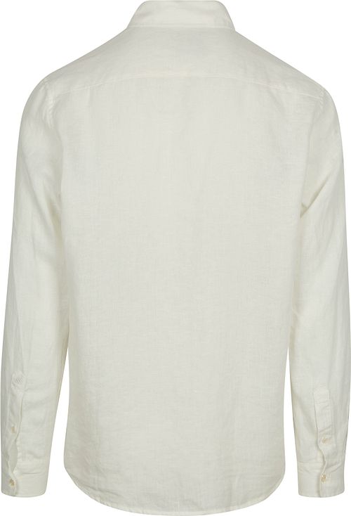 Scotch and Soda Linen Shirt White Product / Achterkant